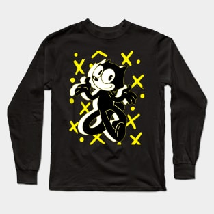 Felix the Cat From Sketch to Silver Screen Delight Long Sleeve T-Shirt